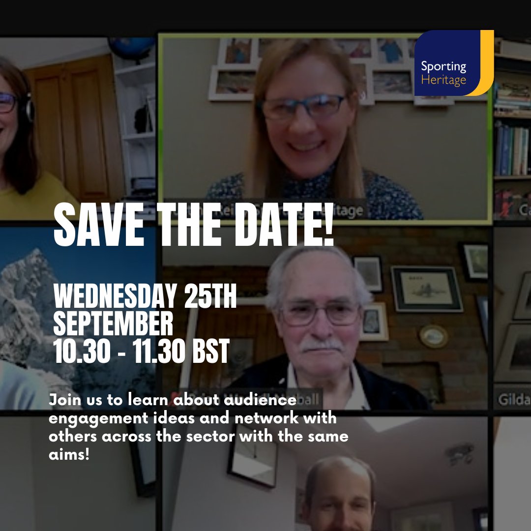sportinghistory's tweet photo. Excited about our Sporting Heritage #NetworkEvent on Sept 25th?
Join experts @FranStovold & Emma Parsons for insights on expanding your audiences. Plus, hear success stories from our community grant recipients!
@leedsirish @BayfirthResCIC
Register: https://t.co/pgKNZxY7wk https://t.co/jbhuSgkc8o