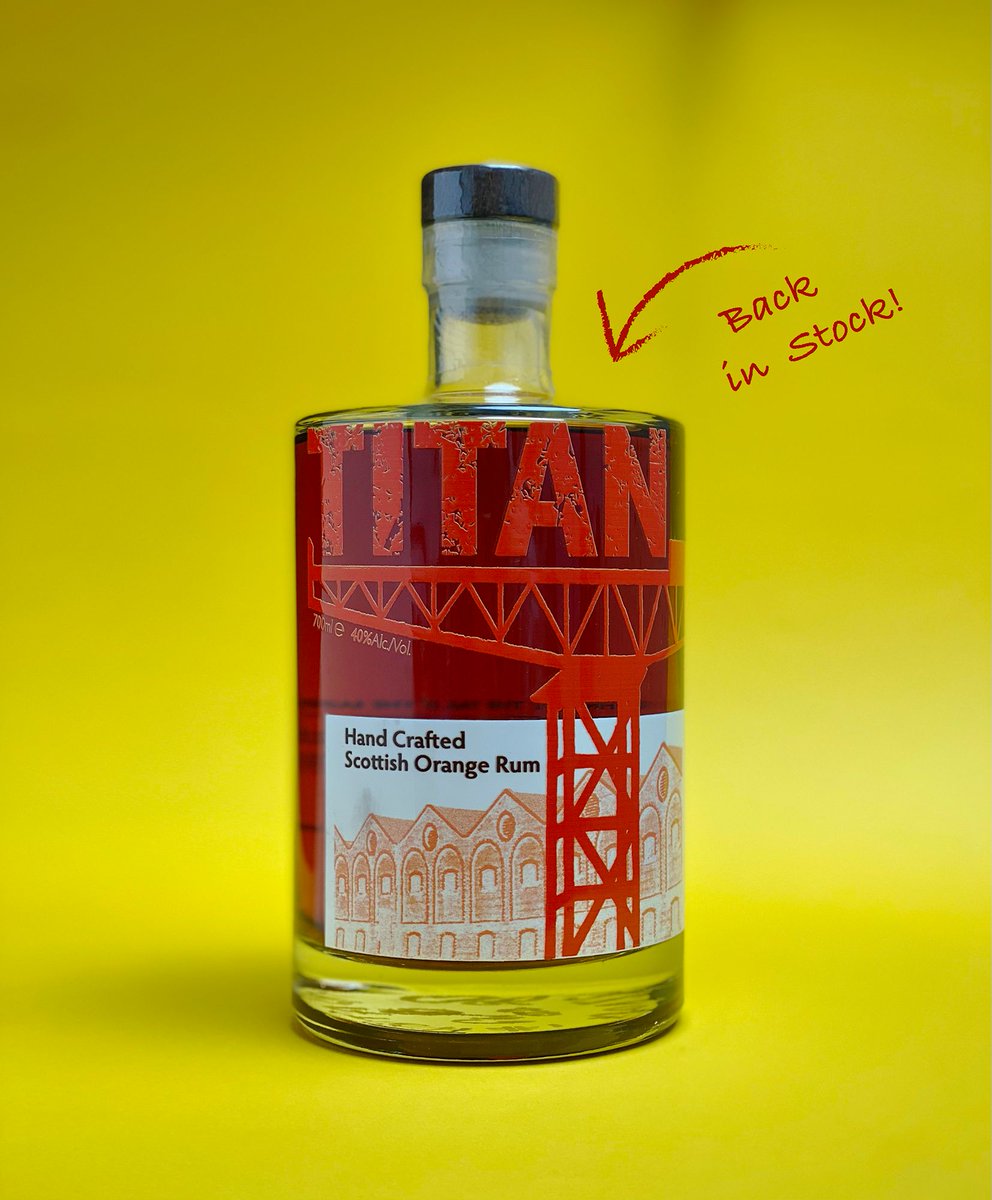 titanspiritsltd's tweet photo. Orange Rum is Back in Stock! π Crafted from the finest blend of Caribbean rums, this unique expression infuses succulent orange, golden syrup, and a warming mix of spices for a comforting Autumnal heat.
#OrangeRum #AwardWinningRum #CaribbeanRum #RumIsBack #CraftRum #TitanSpirits https://t.co/gOBhyety8w