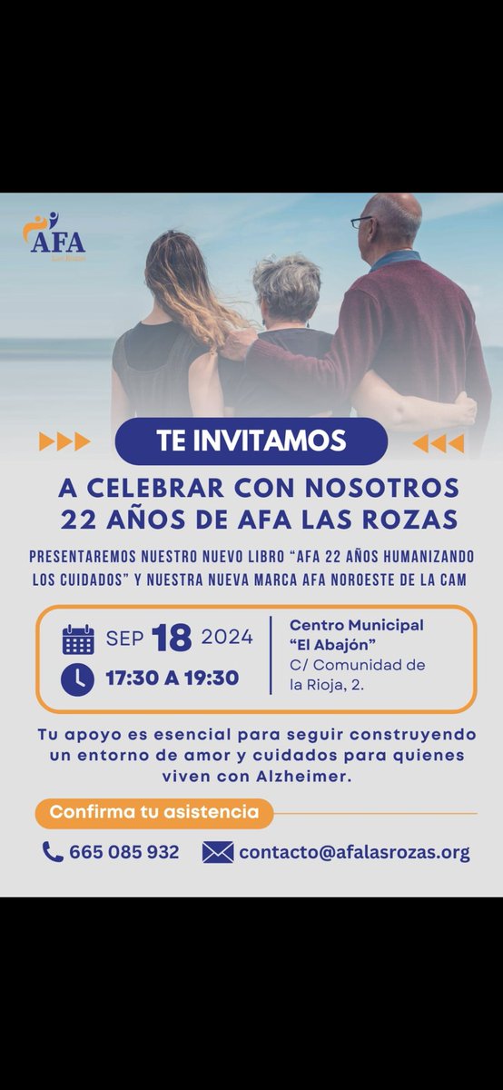 AFALASROZAS's tweet image. Os esperamos !!! 
#LasRozas