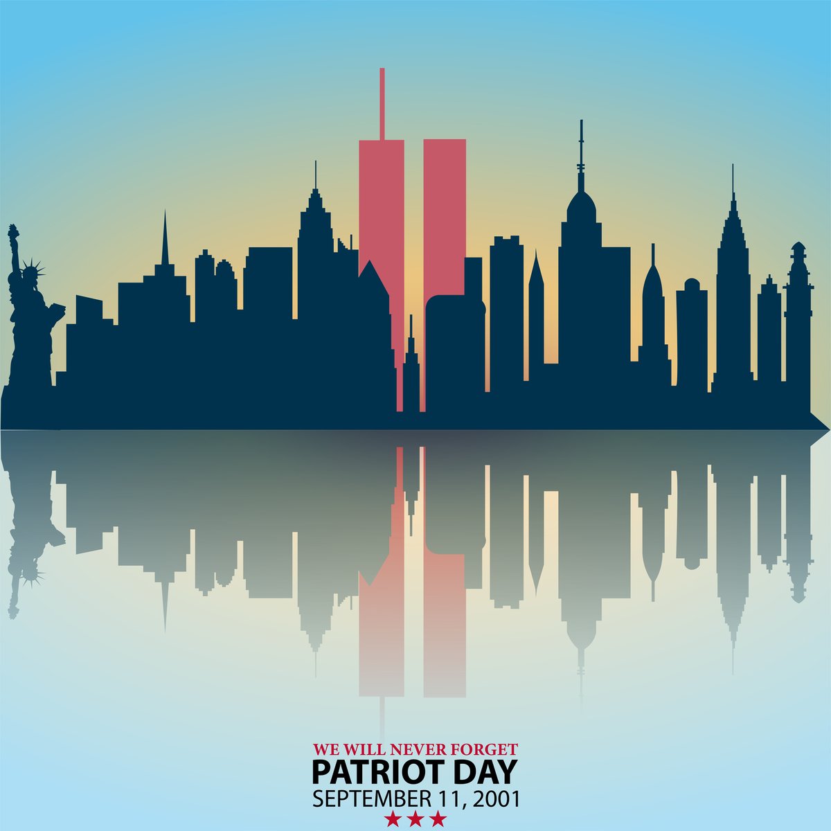 Today we honor the lives lost on 9/11 and the heroes who emerged. Let us never forget their bravery and sacrifice. #911Remembrance #NeverForget #PatriotDay