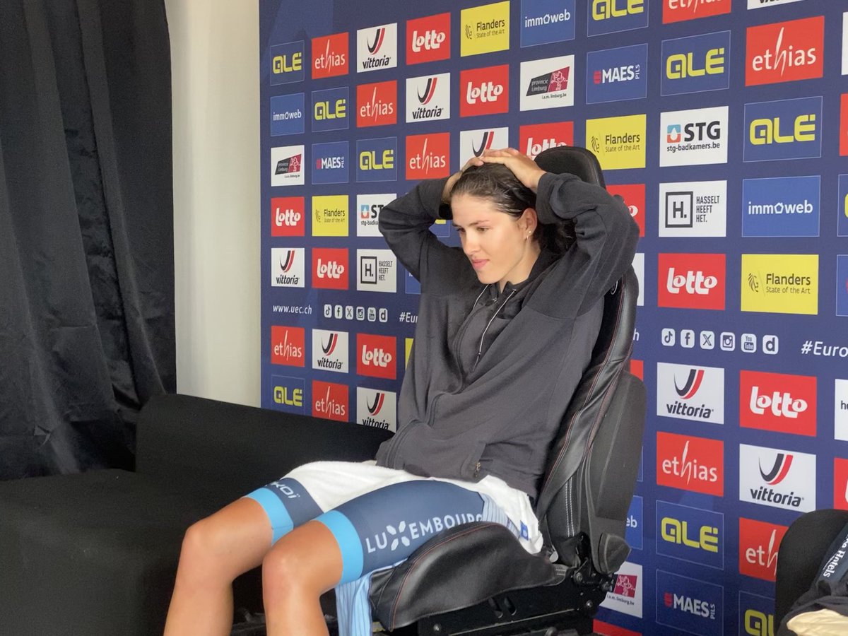 fscl_cycling's tweet photo. #EuroRoad24
 @MarieSchreibe15 in the hot seat 💺 https://t.co/Sv02HJ3Zpn