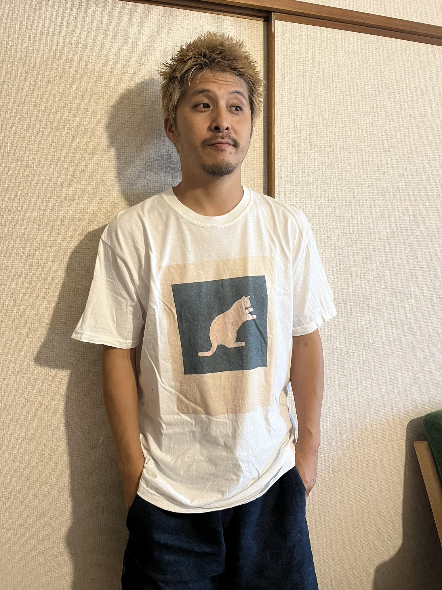 坂口恭平さんのレモンの絵がプリントされた半袖Tシャツ　Mサイズ　即購入OK 坂口恭平さんのレモンの絵がプリントされた半袖Tシャツ Mサイズ