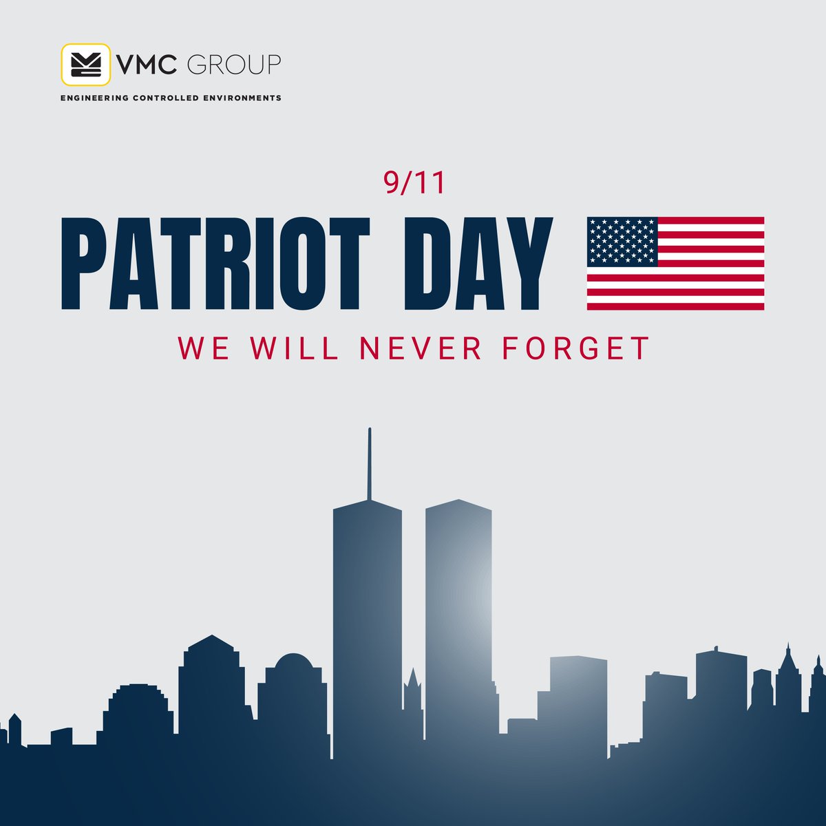 Today, we remember and honor the lives lost on September 11, 2001. We pay tribute to the heroes who risked their lives to save others and acknowledge the enduring strength of those who lost loved ones. 🇺🇸 #PatriotDay #NeverForget