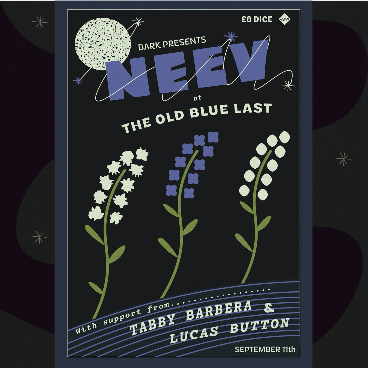 bark (@barknoise) on Twitter photo Way looking forward to tonight at <a href="/theoldbluelast/">The Old Blue Last</a>:
@neev_music - 9.30pm
Tabby Barbera - 8.45pm
<a href="/lucassbutton/">Lucas Button</a> - 8pm
Tickets moving fast, and we'll keep a few for otd.
link.dice.fm/W971adadb474 Way looking forward to tonight at <a href="/theoldbluelast/">The Old Blue Last</a>:
@neev_music - 9.30pm
Tabby Barbera - 8.45pm
<a href="/lucassbutton/">Lucas Button</a> - 8pm
Tickets moving fast, and we'll keep a few for otd.
link.dice.fm/W971adadb474