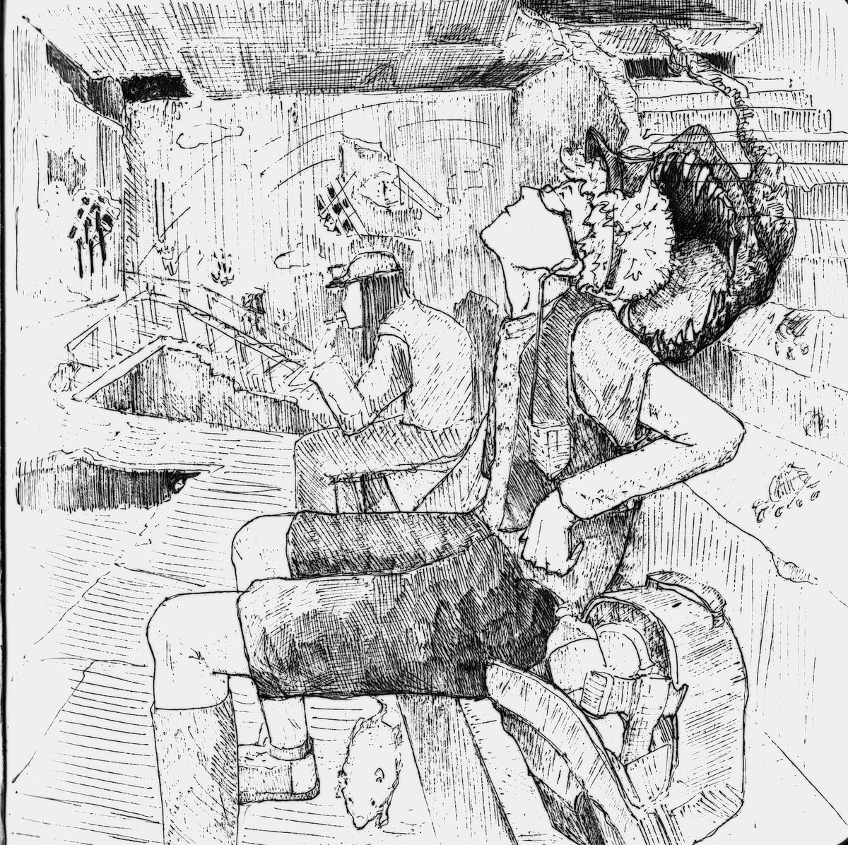 brknbae's tweet photo. #sketchart #ink https://t.co/DJfLCZr3vU