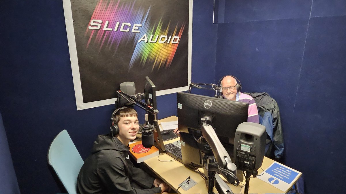 Hendi was joined in the studio today by William Magee.  William joined us on a work placement from Dundonald High School.  Hendi had a quick chat on air with him whilst people from over 100 countries worldwide listened in!