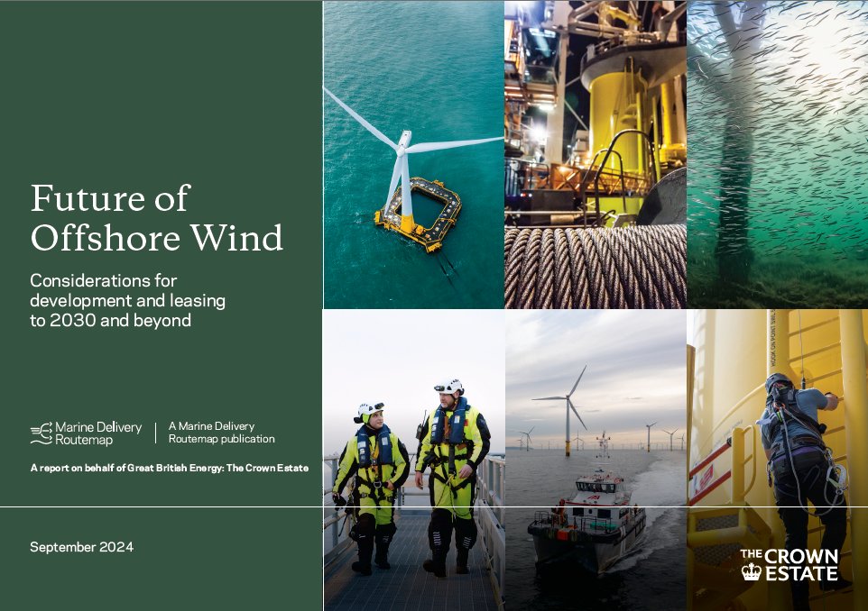 The Crown Estate (@thecrownestate) on Twitter photo As part of the Marine Delivery Routemap, we've published Future of Offshore Wind report on behalf of the Great British Energy: The Crown Estate partnership, setting out steps to bring to market the next 20-30GW of #OffshoreWind leasing by 2030. 
#GBEnergy 
thecrownestate.co.uk/our-business/m… As part of the Marine Delivery Routemap, we've published Future of Offshore Wind report on behalf of the Great British Energy: The Crown Estate partnership, setting out steps to bring to market the next 20-30GW of #OffshoreWind leasing by 2030. 
#GBEnergy 
thecrownestate.co.uk/our-business/m…