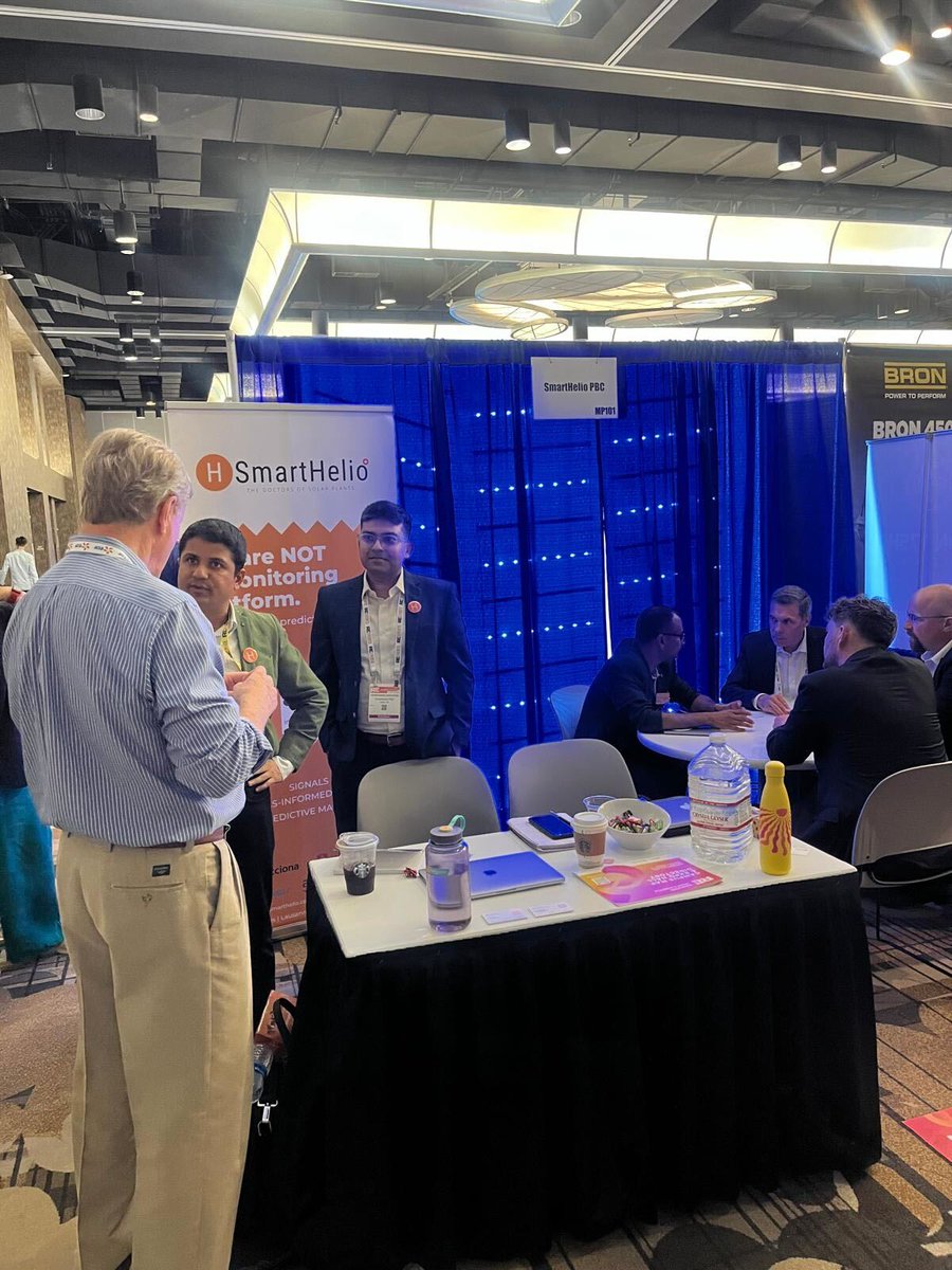 Live from Booth MP101 at #REPlus2024: Learn how we’re revolutionizing solar efficiency! 🌍 Come and say hi 👋

#SolarTech #PredictiveAI #Autopilot
