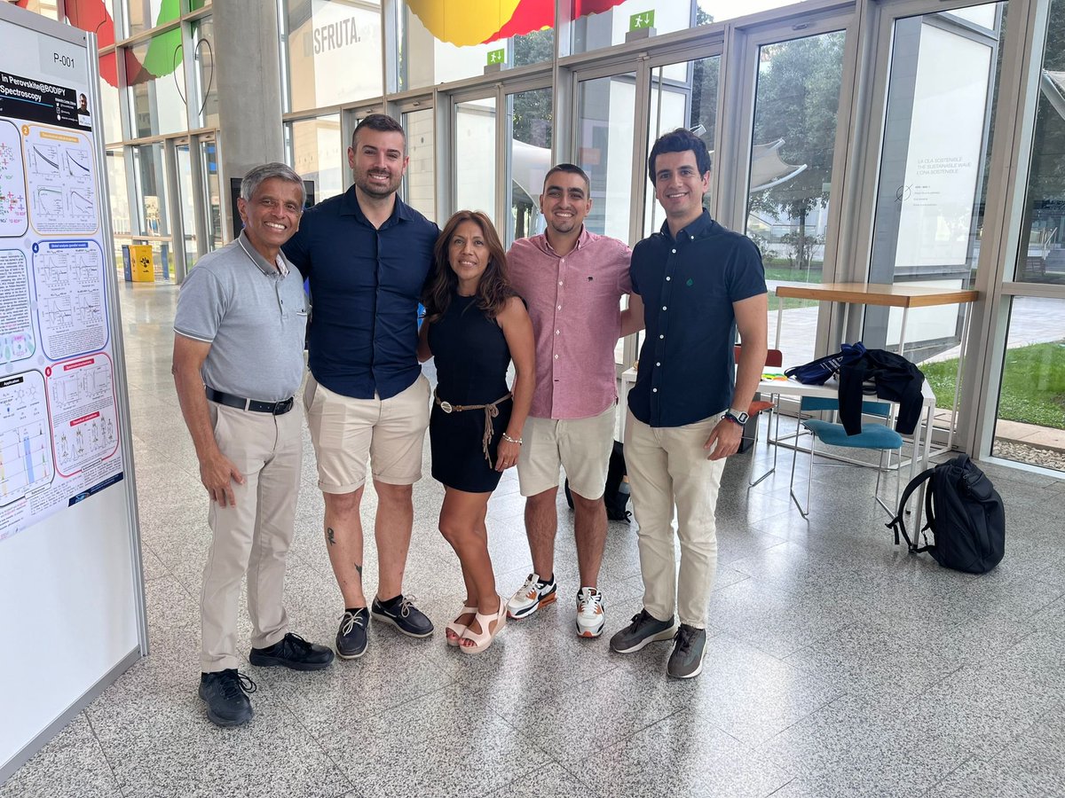 Alejandro Cortes-Villena (@toreroawesome) on Twitter photo It's a pleasure to have Prof. Kamat <a href="/KamatlabND/">PKamat</a> in <a href="/maf2024_spain/">MAF 2024</a> conference arranged in Valencia.
People from #PRG involved in the perovskite field appear in the photo <a href="/IgnacioRP3/">Ignacio_RP</a> #alessandrociccone <a href="/raquel_galian/">Raquel E. Galian</a>
.
.
. It's a pleasure to have Prof. Kamat <a href="/KamatlabND/">PKamat</a> in <a href="/maf2024_spain/">MAF 2024</a> conference arranged in Valencia.
People from #PRG involved in the perovskite field appear in the photo <a href="/IgnacioRP3/">Ignacio_RP</a> #alessandrociccone <a href="/raquel_galian/">Raquel E. Galian</a>
.
.
.