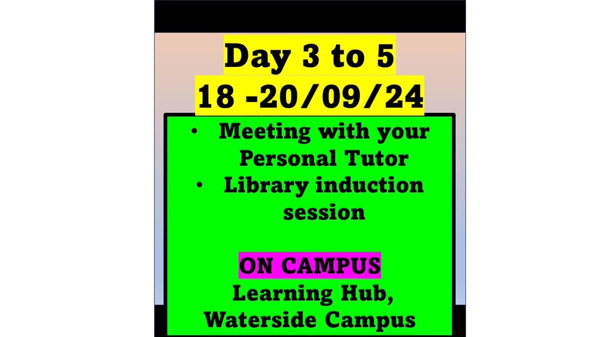 Get ready for the Welcome Week/Psychology 2024!🎉🥳🎉

You can find more details to register for the online event or discover your schedule for the week right here: northampton.ac.uk/student-life/n…

We cannot wait to meet you! 😊💥