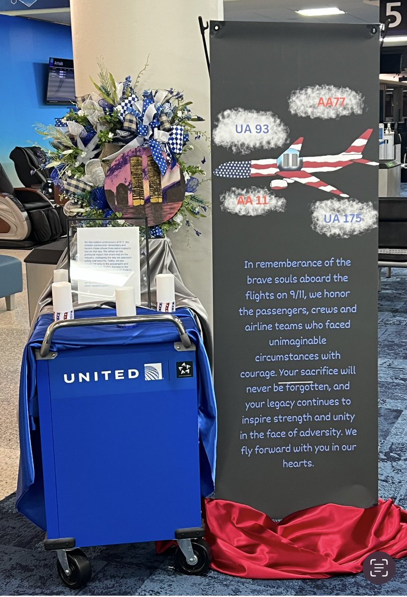 chavez49171's tweet photo. Today, we honor the passengers, crew, and all impacted by 9/11. The aviation community remembers their sacrifice and remains committed to ensuring the safety and security of the skies. #NeverForget #September11 #Aviation #TeamCRP✈️ https://t.co/XhFAPUfF64
