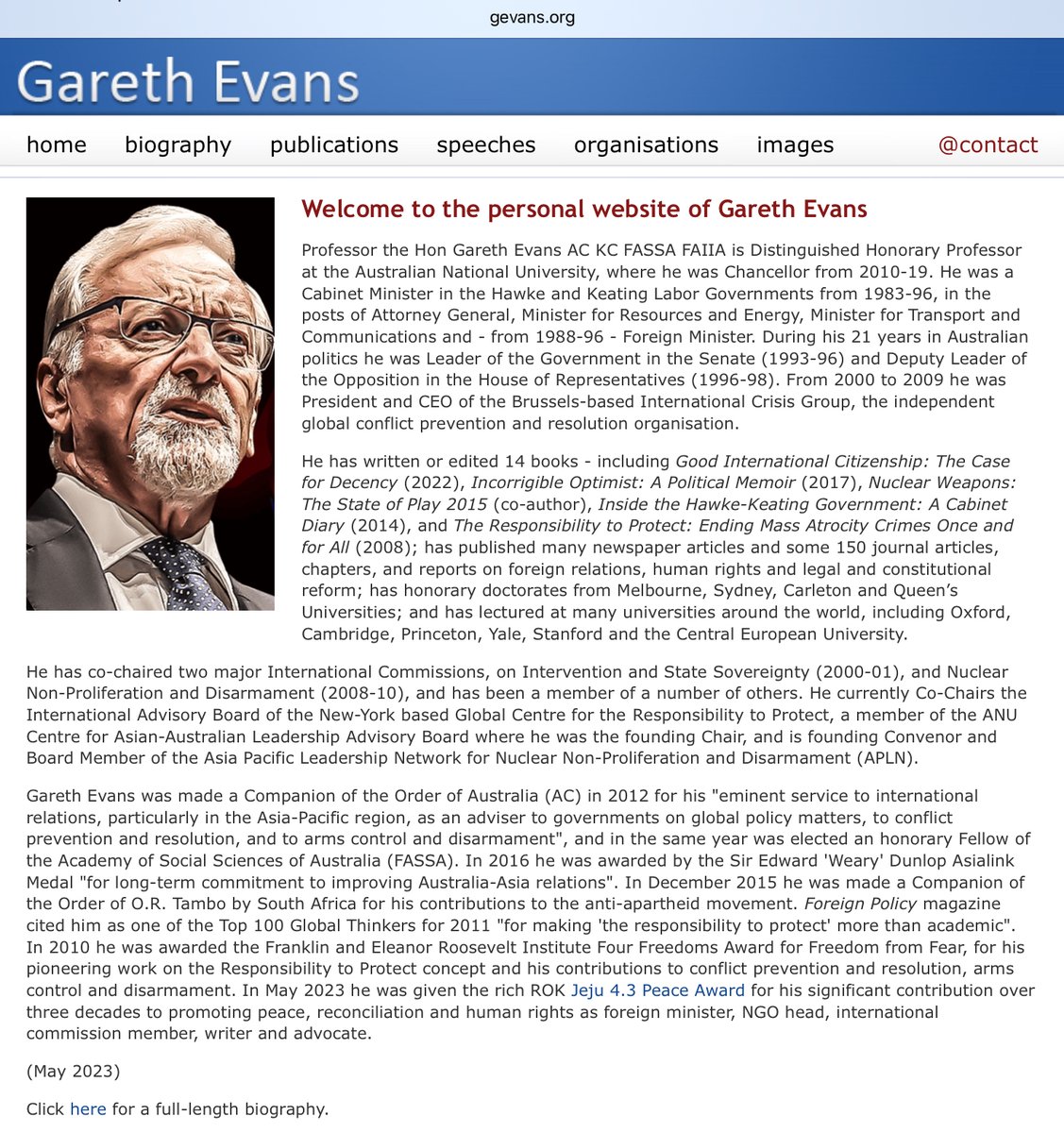 HuwPriceAU's tweet photo. Here in Australia we know that ‘Gareth Evans’ is indexical. https://t.co/XS2G4zQ0gV