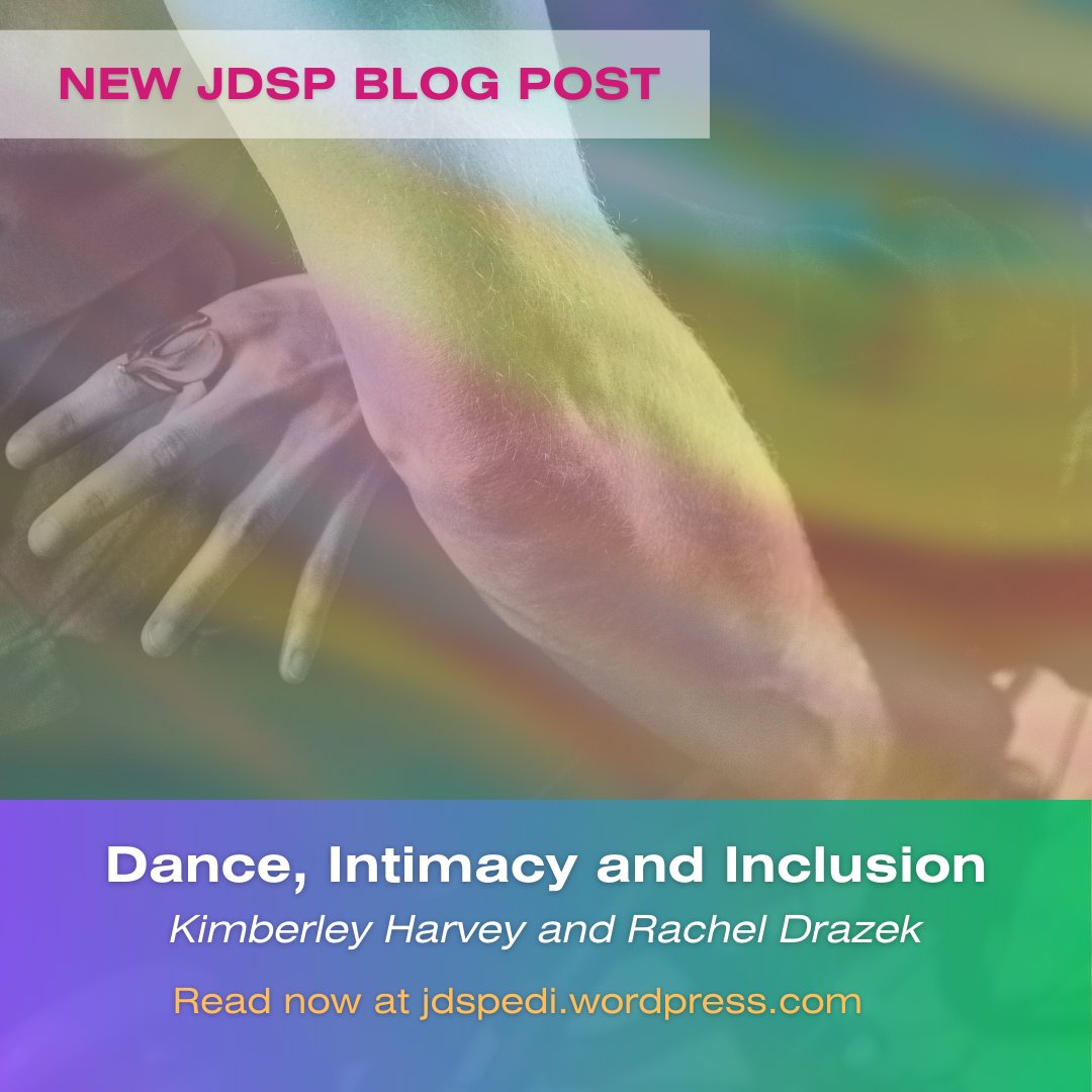 New post on the JDSP EDI Blog - How does intimacy direction work in dance and how can it be inclusive? New blog by Kimberley Harvey and Rachel Drazek, exploring consent, power and disability. Image credit: Siân O'Connor
jdspedi.wordpress.com/2024/09/06/com…