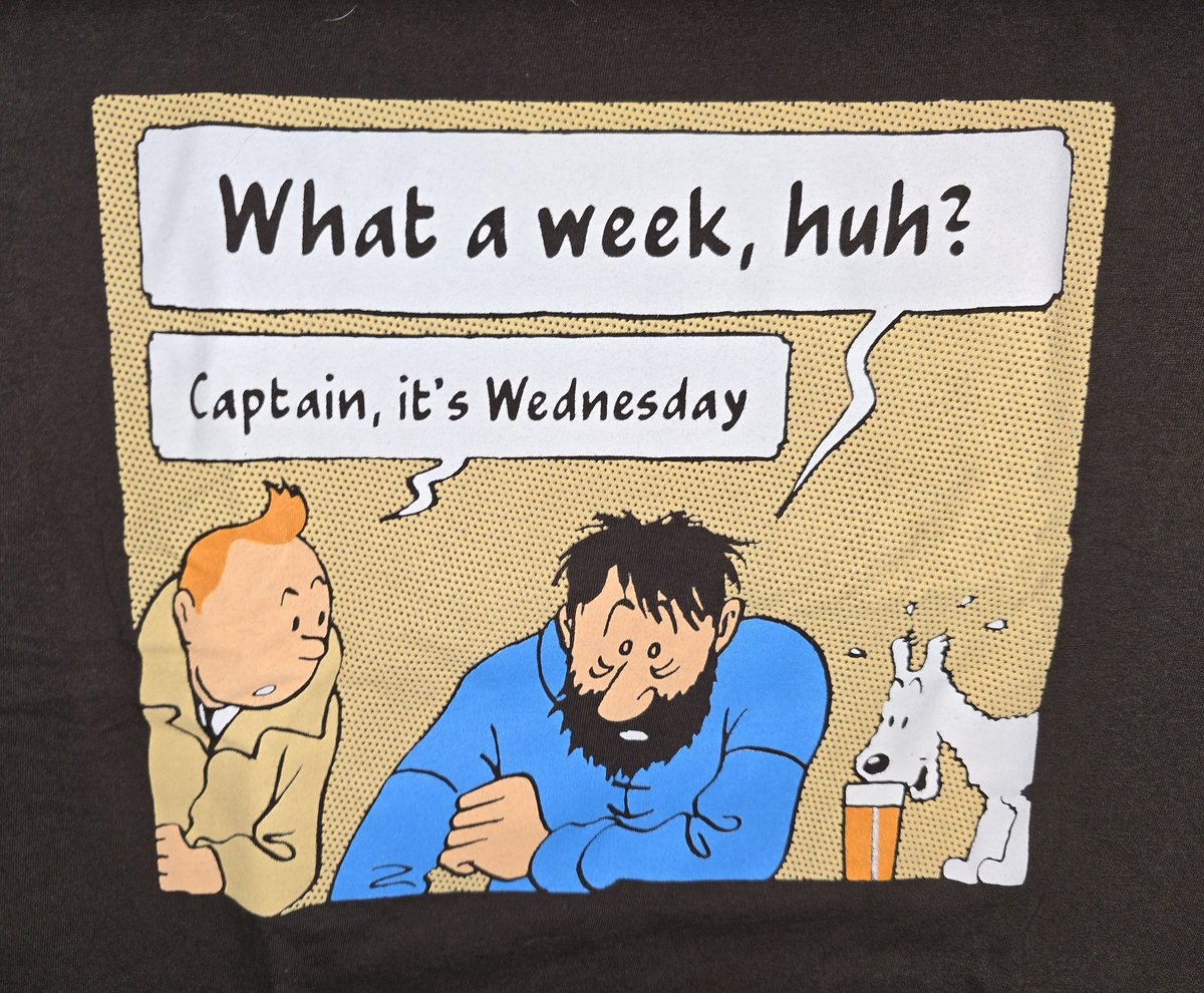 fachheiler's tweet photo. Ich wußte schon, warum ich heute dieses #ShirtDesTages angezogen habe... 😉 #TimUndStruppi #Tintin https://t.co/xfn32NSCuS