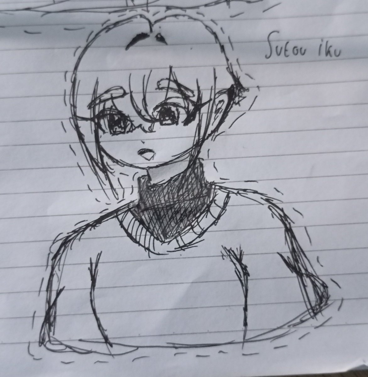 kenaruzai's tweet photo. Iku with turtleneck and sweater #100カノファンアート https://t.co/JyqH2FppXp