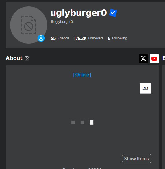 uglyburger0's tweet photo. You don't realize how important this package was to me. I am nothing without it. Bring it back #Roblox https://t.co/BYrUYDCwwu