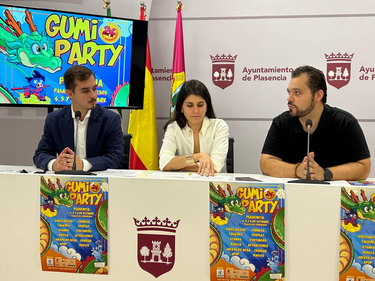 🐉 Gumiparty 2024 contará con más de 90 actividades y 30 stands los días 4, 5 y 6 de octubre

🐲 Alberto Belloso, concejal de Juventud, afirma que "es un evento muy trascendente a nivel regional y nacional, siempre pensando en el beneficio de los jóvenes"
