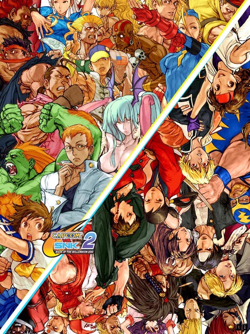 Official art | Capcom vs SNK 2: Mark of the Millennium 2001 Kinu Nishimura 