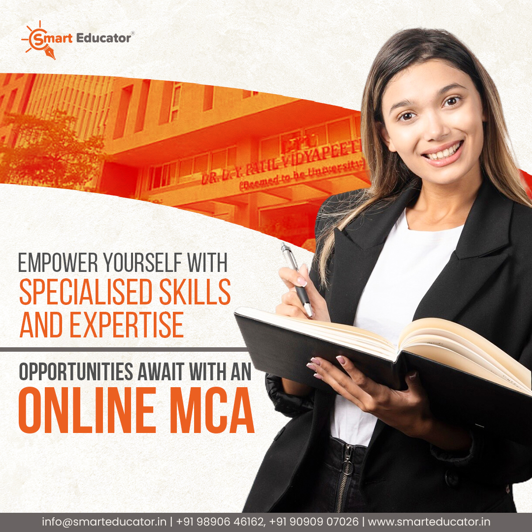 smart_educator's tweet image. 📚 Live and recorded sessions, online exams, mentorship, expert assistance, and the convenience of studying from anywhere—you get all this and more by enrolling in an online MCA degree with Smart Educator. 
📞 9890646162,9090907026

#smarteducator #onlinemca #onlinegraduation
