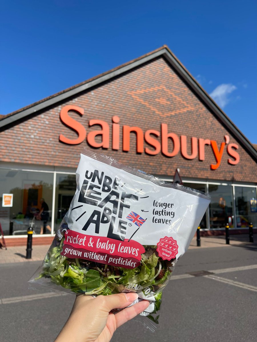 We have some exciting news! 🌿 

We’re thrilled to announce that our brand @Unbeleafableuk has officially launched in @Sainsbury’s! 🎉 Now, even more people nationwide can enjoy our UK-grown salad.  🥗 

#NewInSainsburys #BetterFoodForAll #Unbeleafable #Launch