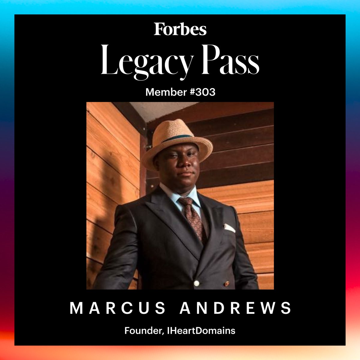 Forbes Web3 (@forbesweb3) on Twitter photo gm. Founder of IHeartDomains, <a href="/iheartdomains/">IHeartDomains LLC | I❤️Domains</a>, joins the Forbes Legacy Pass gm. Founder of IHeartDomains, <a href="/iheartdomains/">IHeartDomains LLC | I❤️Domains</a>, joins the Forbes Legacy Pass
