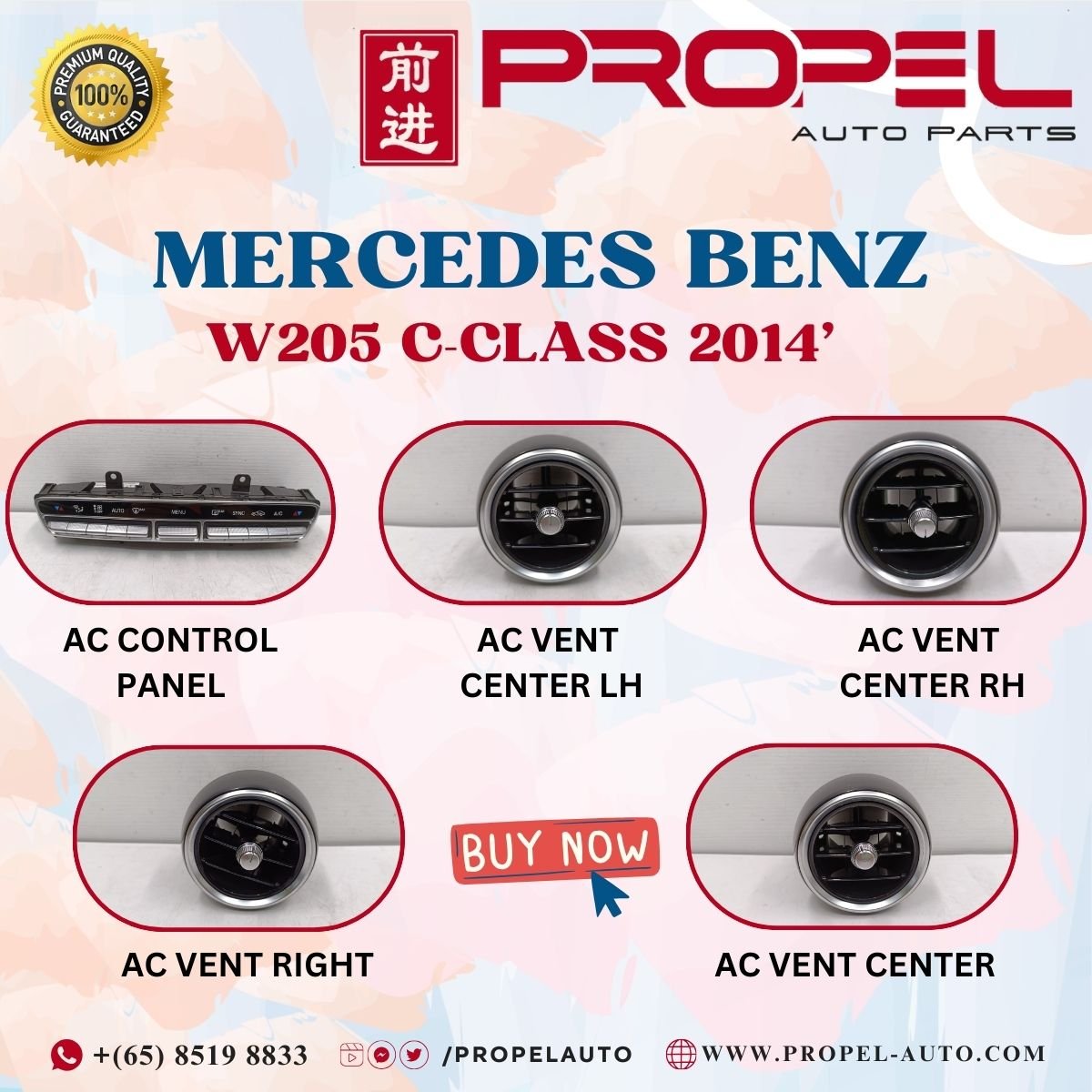 propelauto's tweet photo. Mercedes W205 C-Class AC Control Panel & Vents available #ForSale
Shop now at #PropelAutoParts
https://t.co/5qk5MvKum3
#MercedesBenz #W205 #CClass #ACControlPanel #ACVents #Singapore #OnlineStore #MercedesParts #GenuineParts #Spare #Interiors #Carparts #Autoparts #ShopNow https://t.co/I4xcrRrEuV