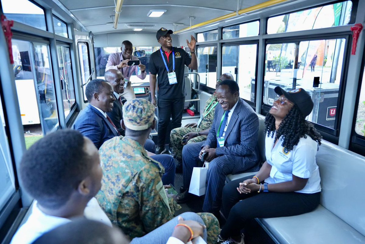 KiiraMotors's tweet photo. We appreciate the General Manager Luwero Industries Limited Maj Gen. Muzeeyi Sabiti for championing the adoption to e-Mobility among the armed forces at the #DefenceAndSecurityExpo. https://t.co/AgMESD7ezF