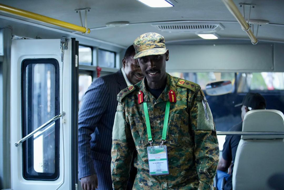 KiiraMotors's tweet photo. We appreciate the General Manager Luwero Industries Limited Maj Gen. Muzeeyi Sabiti for championing the adoption to e-Mobility among the armed forces at the #DefenceAndSecurityExpo. https://t.co/AgMESD7ezF