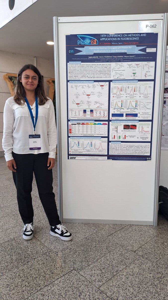 Mayeul Collot (@mayeul_collot) on Twitter photo 👏Congratulations to Sophie Walter who presented her first poster on pH sensitive dextran conjugates for in vivo imaging, the improvement of our recent tool published in <a href="/NatureComms/">Nature Communications</a>
👉nature.com/articles/s4146… 👏Congratulations to Sophie Walter who presented her first poster on pH sensitive dextran conjugates for in vivo imaging, the improvement of our recent tool published in <a href="/NatureComms/">Nature Communications</a>
👉nature.com/articles/s4146…