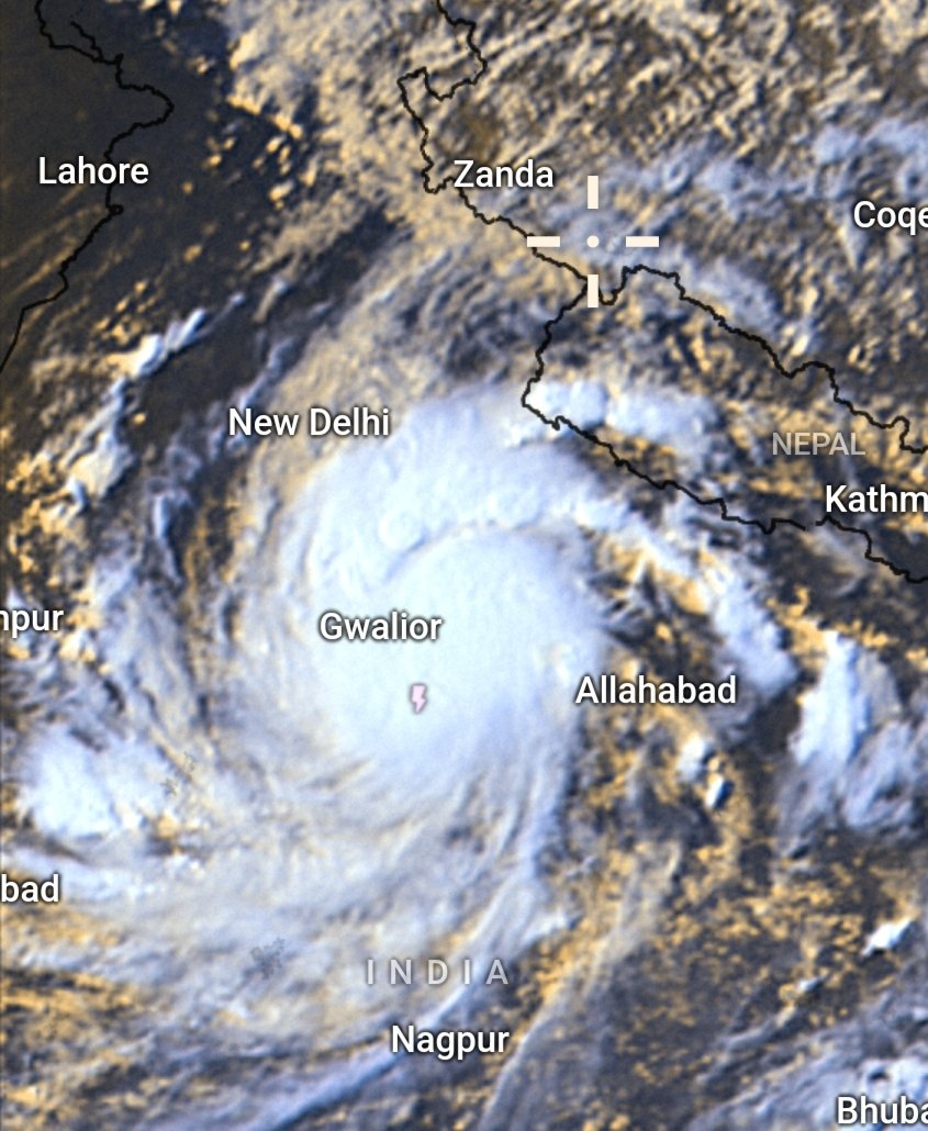 Latest satellite imagery showing Depression had intensified slightly in last few hrs as Core seems to be compact and dense in nature with spiral bands.

This #Monsoon depression currently enjoying favourable condition as upper level divergence and polward outflow is quite strong