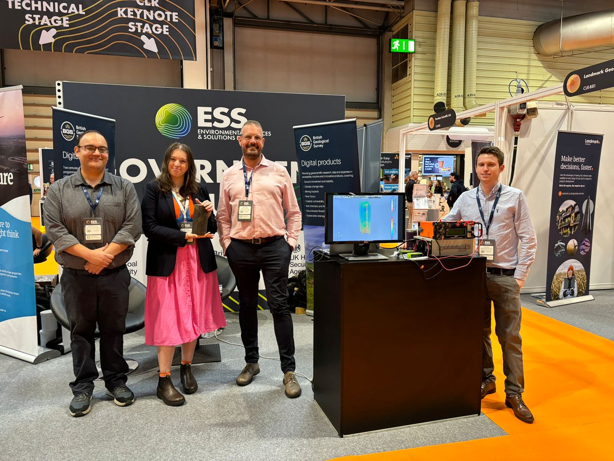 British Geological Survey (@britgeosurvey) on Twitter photo BGS is at #CLR24 this week!
Visit us at the Government hub (stand CLR-B70C) with @CoalAuthority and <a href="/UKHSA/">UK Health Security Agency</a>, and chat to us about contimated land, decarbonisation, brownfields & how our digital products are helping make the UK greener.
ess-expo.co.uk/clr-expo-2024 BGS is at #CLR24 this week!
Visit us at the Government hub (stand CLR-B70C) with @CoalAuthority and <a href="/UKHSA/">UK Health Security Agency</a>, and chat to us about contimated land, decarbonisation, brownfields & how our digital products are helping make the UK greener.
ess-expo.co.uk/clr-expo-2024