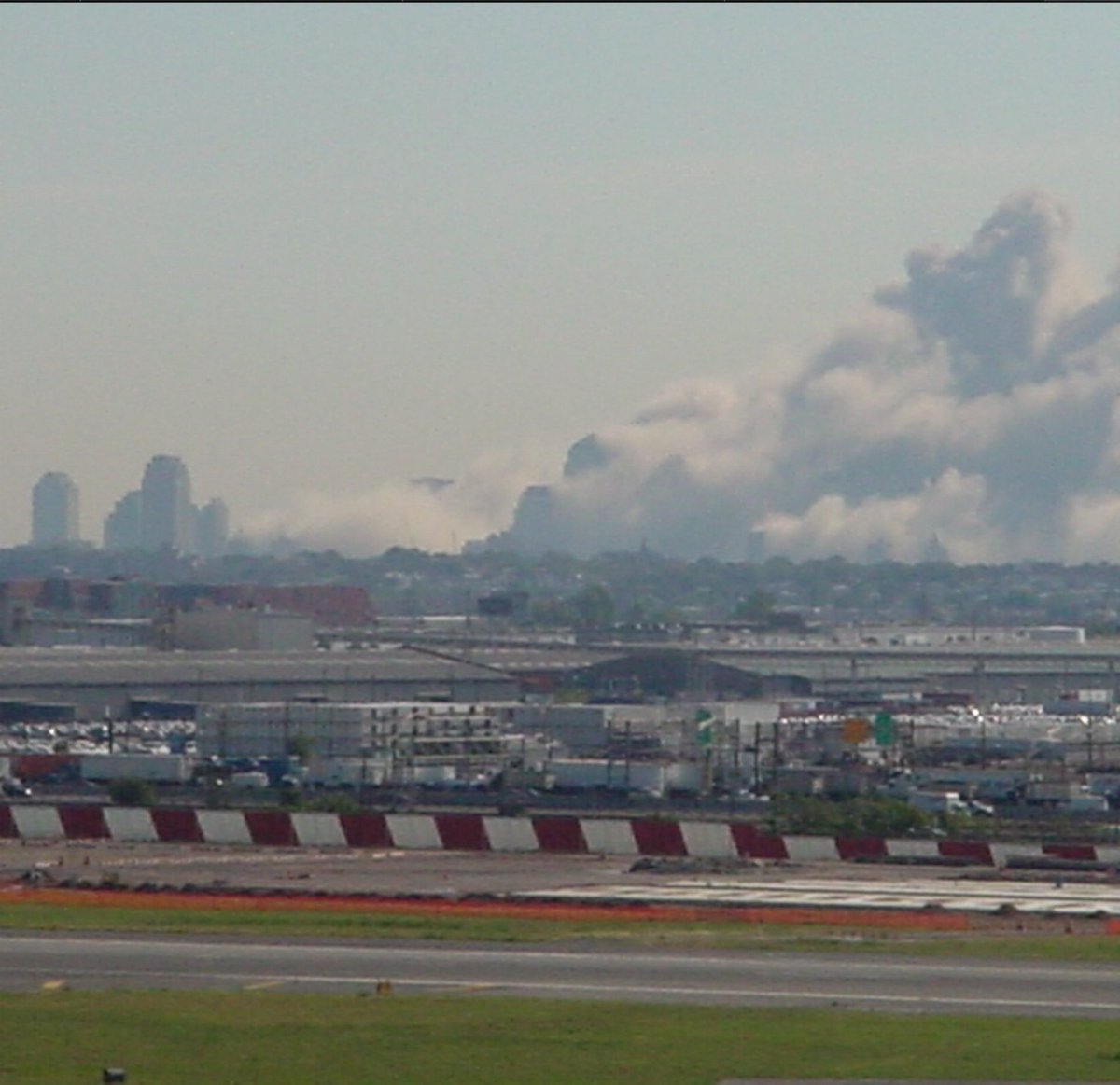 The last flight still in the air above the continental United States lands. In two and a half hours, U.S. airspace has been cleared of an estimated 4,500 commercial and general aviation planes.