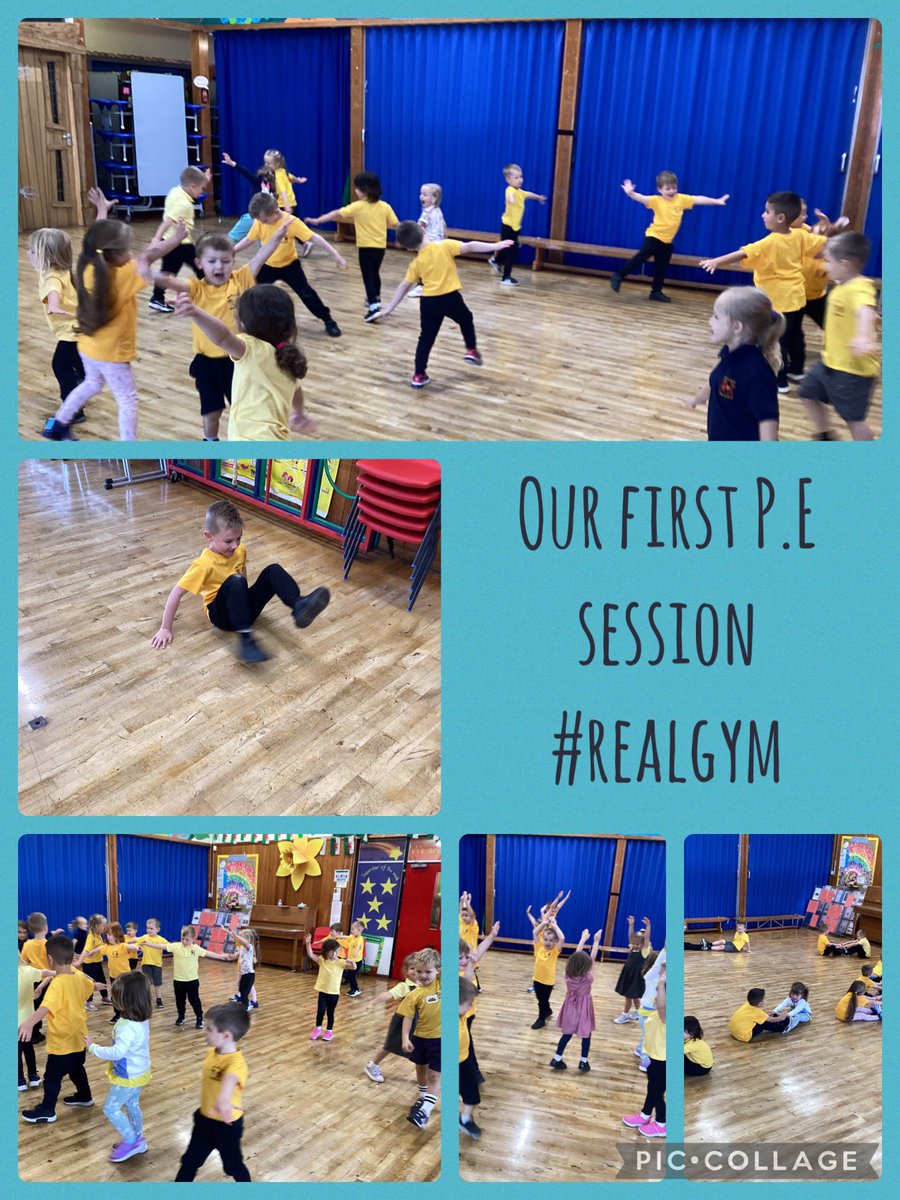 CGIRClack's tweet photo. The children listened well to the instructions during our first P.E session in Reception and enjoyed joining in with #Realgym #CGIWB #healthyconfidentindividuals Bendigedig! โบ๏ธ https://t.co/cG8ZXiYzEO