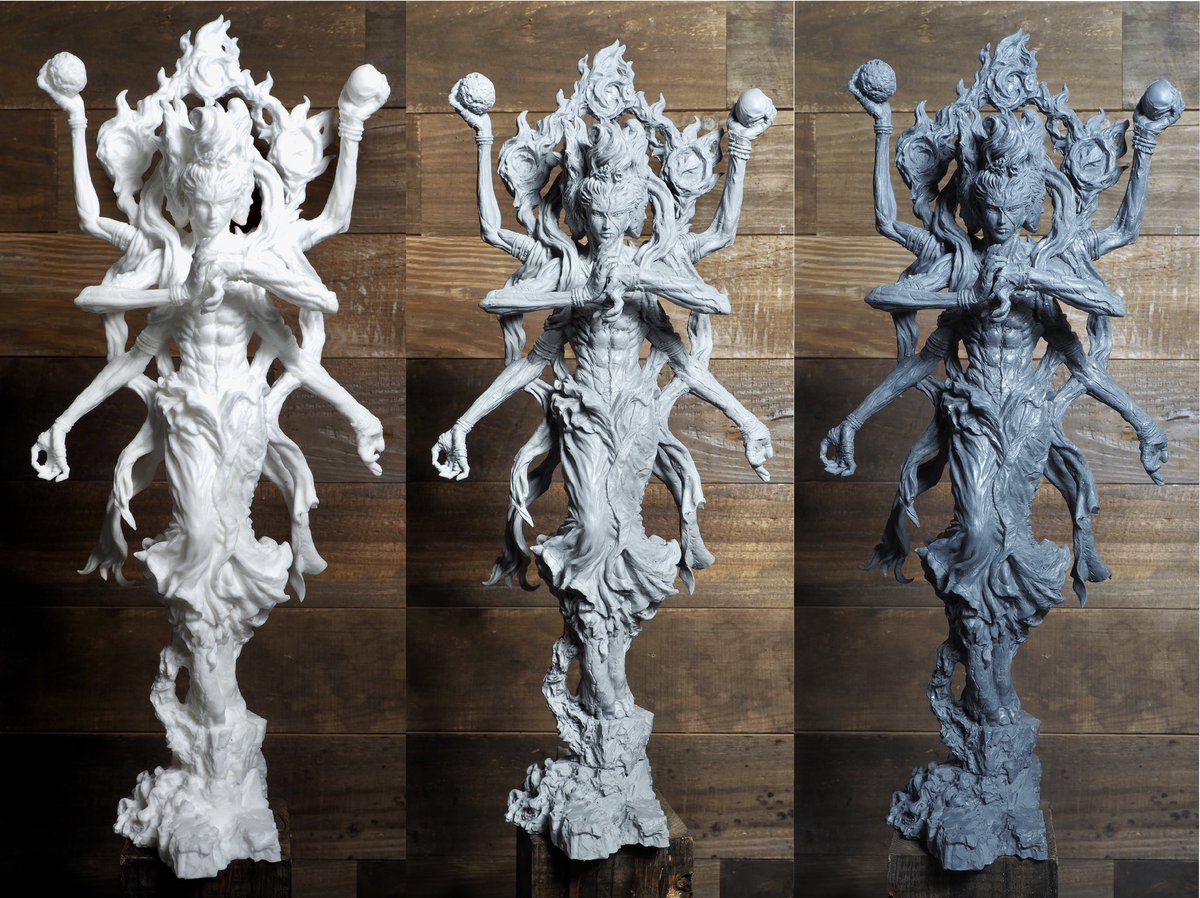 造形作品　阿修羅 蔵道模型のオリジナルメカ「阿修羅」の合金可動フィギュアがあみあみで