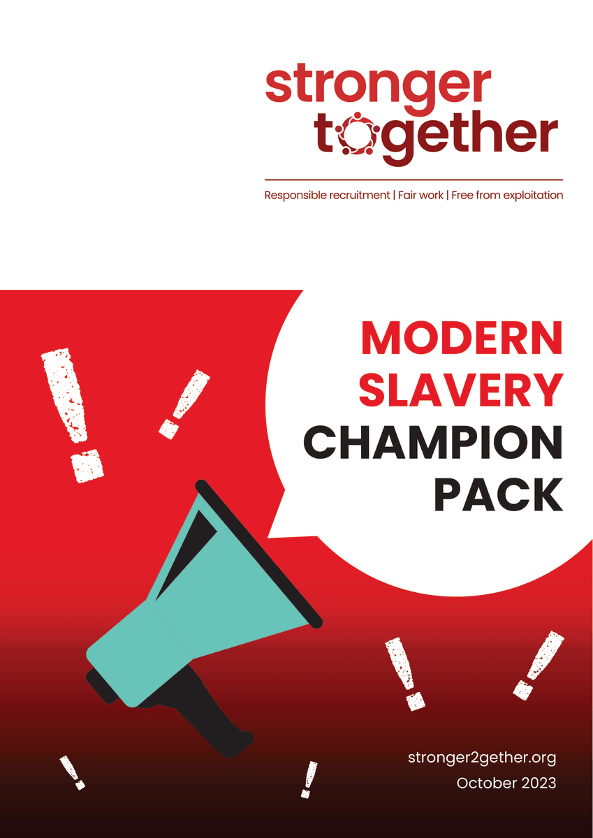 Individuals working in different roles across businesses can help to raise awareness of #modernslavery and hidden #labourexploitation. Our #ModernSlaveryChampion packs have all you need to introduce advocates ➡️ loom.ly/VdZVoq0

#togetheragainstslavery #antislaveryday2024