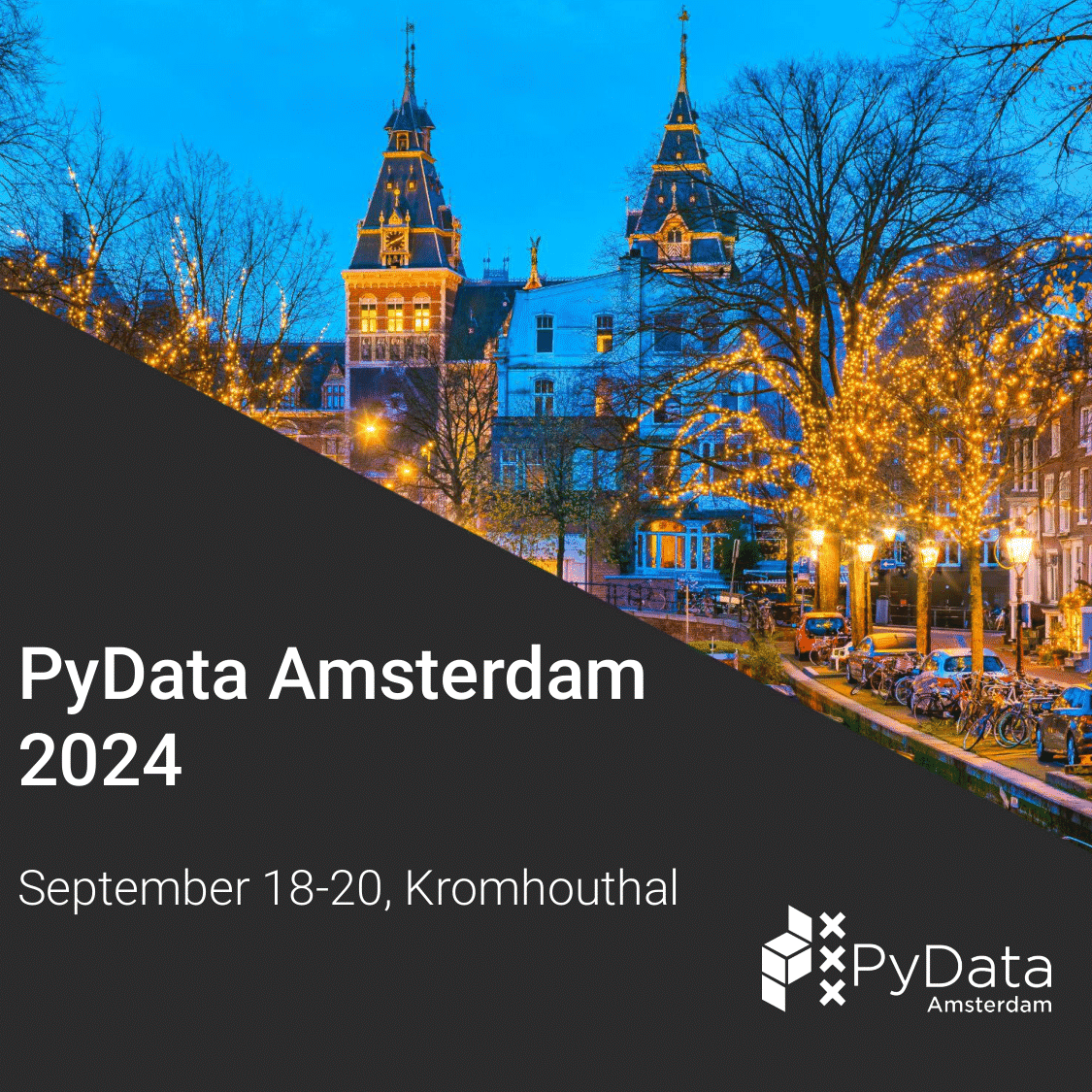 PyData's tweet photo. We can’t wait to see everyone at our 2024 Amsterdam conference in just one week!

Insightful talks, exciting hands-on tutorials, and limitless networking opportunities await you at the Kromhouthal in Amsterdam, Sept. 18-20. Get your tickets NOW!

https://t.co/oT5JBXAX8k https://t.co/OlruOkn1R0