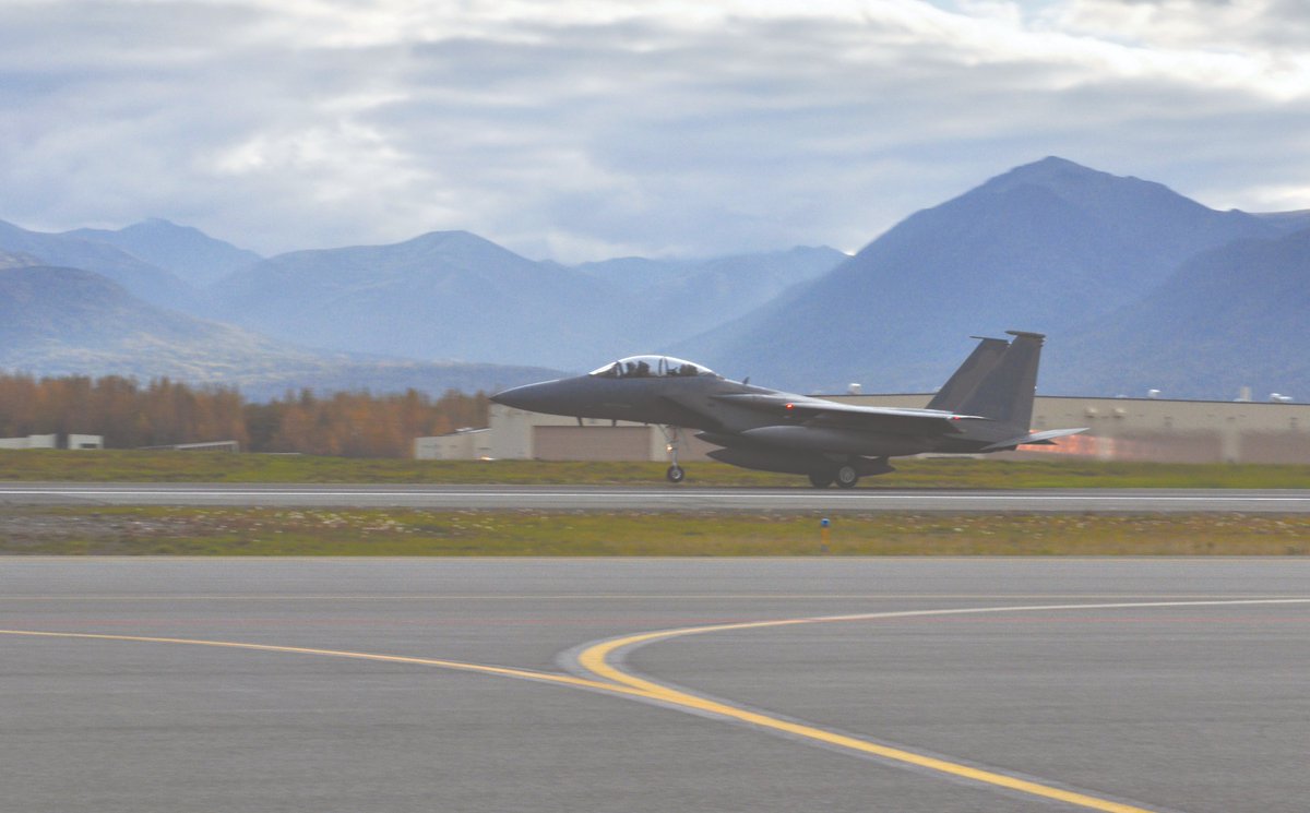 Jets scrambled from Elmendorf Air Force Base (Alaska) to shadow Korean Air Flight 85.