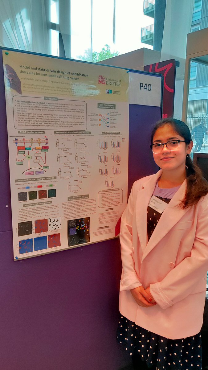 🌈My first PhD poster presentation <a href="/TheCrick/">The Francis Crick Institute</a> London Mathematical Biology conference 2024, showcasing my 7+ months of work 🥳

I am humbled to be supervised by the fantastic <a href="/marucci_lucia/">Lucia Marucci</a> ✨ and receiving all support from amazing RAs <a href="/antonellalr24/">Antonella La Regina</a> and Manju 👥 🫁💫