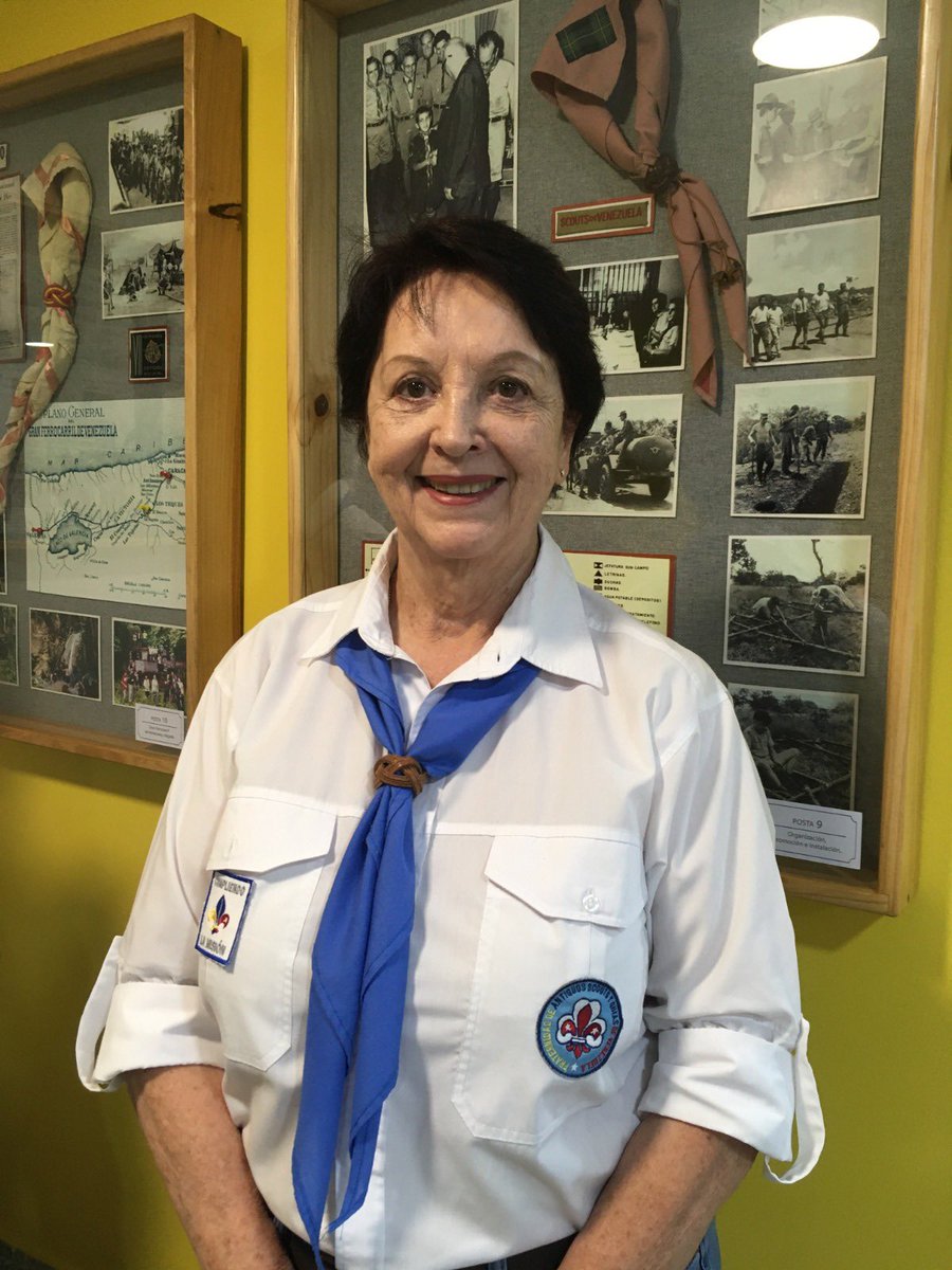 museoscoutve's tweet photo. Olimpia González fue designada directora de restauración y montaje del Museo Scout de Venezuela.

Colabora con los scouts desde 1971 y es integrante de la Fraternidad de los Antiguos Scouts y Guías de Venezuela.

Para visitarnos reserva la fecha por el WA 0424 2846286

#cainpas https://t.co/tu8t2iYjQO