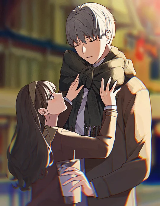 「あんた.....何してるんだ......zᙆ」「起きてからのお楽しみ～」#恋と深空#LoveandDeepspacep #セイ主 
