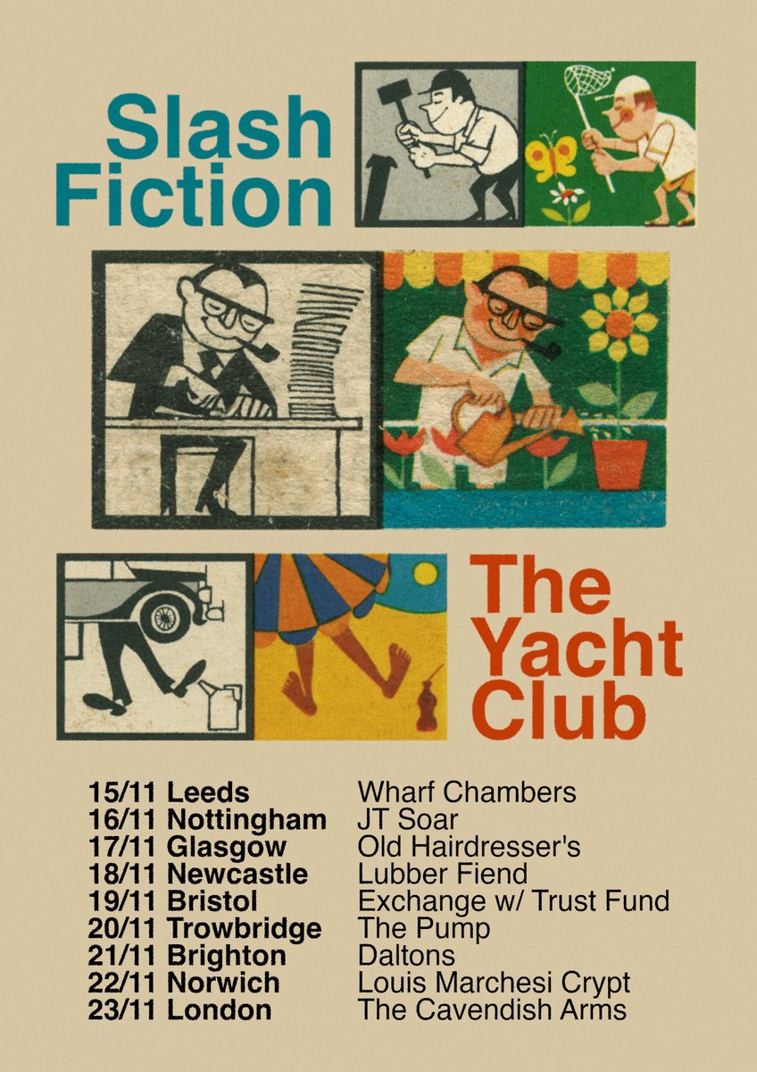 Slash Fiction 🪧 (@slash_fic) on Twitter photo Updated tour poster for a trip with <a href="/theyachtclubtyc/">The Yacht Club</a> with a Trowbridge date added and some venue changes!!
Can't wait to see you all there, tickets in our bio xxx Updated tour poster for a trip with <a href="/theyachtclubtyc/">The Yacht Club</a> with a Trowbridge date added and some venue changes!!
Can't wait to see you all there, tickets in our bio xxx