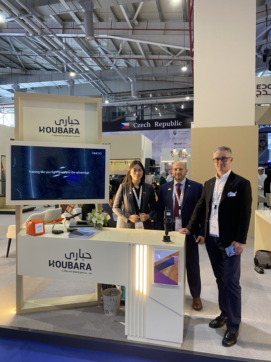HoubaraDefence's tweet photo. A look back at last week's @sofexjo 2024 and the team behind the success. 

We are proud to have been on The UAE National Pavilion, led by the @Emirates_UAE  and supported by the @TawazunCouncil. 

Congratulations to everyone.
#UAE #Jordan #SpecialForces #Collaboration https://t.co/qznH2PFtDk