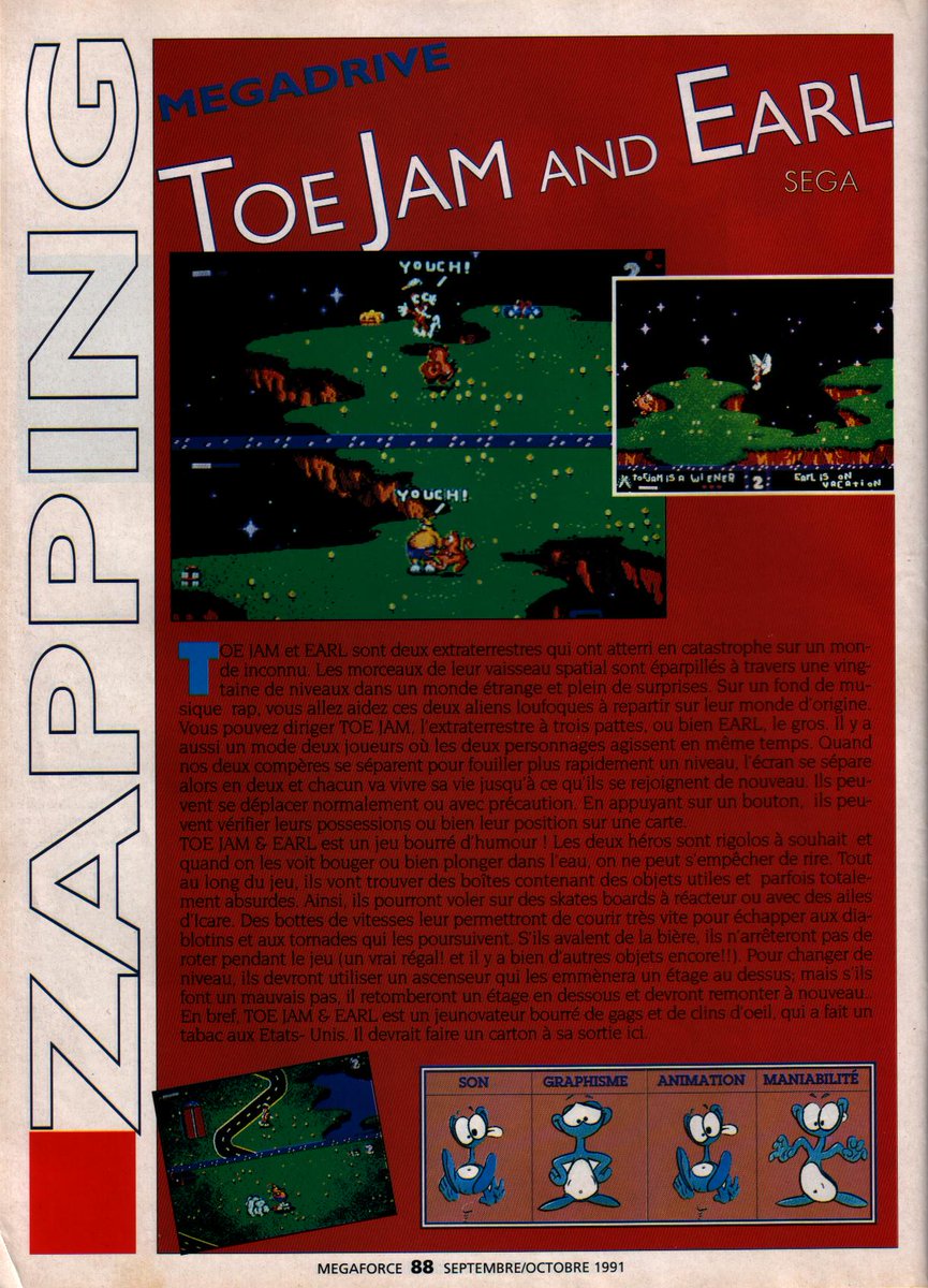 AllmightoFranky's tweet photo. On poursuit avec les tests sur la #Megadrive de #SEGA avec #Centurion,l'excellent #ToeJamAndEarl,#Flicky et #AlienStorm tout aussi bon!! 2/7 https://t.co/Q4JX3YqbrA