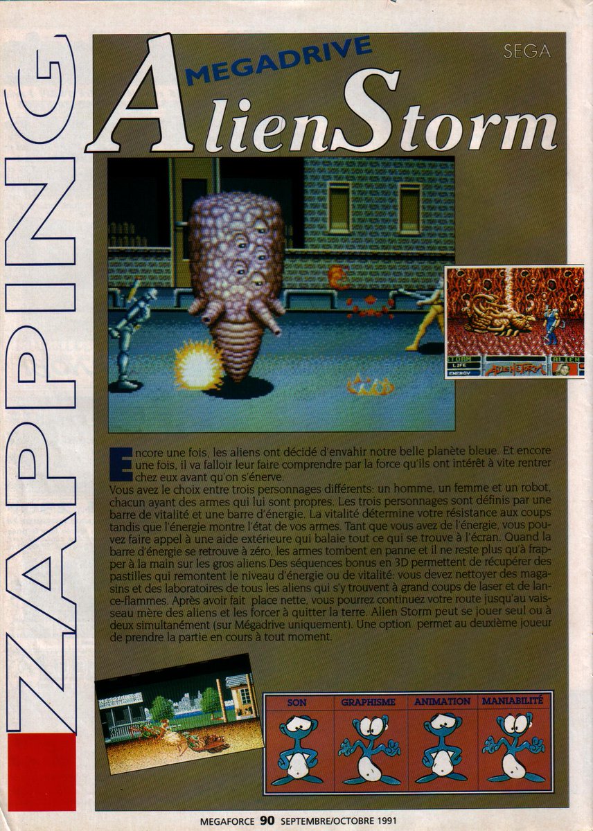 AllmightoFranky's tweet photo. On poursuit avec les tests sur la #Megadrive de #SEGA avec #Centurion,l'excellent #ToeJamAndEarl,#Flicky et #AlienStorm tout aussi bon!! 2/7 https://t.co/Q4JX3YqbrA