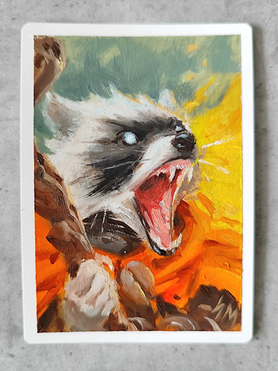 I will have some painted artproofs for sale soon. Stay tuned!
