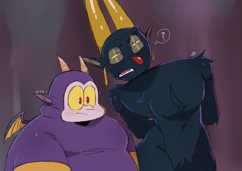 Ania_chanUwU's tweet photo. Devil: "henchmen, what the *beep* is that?"
Henchman: "D'uuuhh I don't know boss"
(TCS screenshot but I made  an adult language)

#thecupheadsho #cupheadshow #RENEWTHECUPHEADSHOW #cupheaddevil #cupheadhenchman #henchman #Devil #henchdevil https://t.co/ecTdqxyIuZ