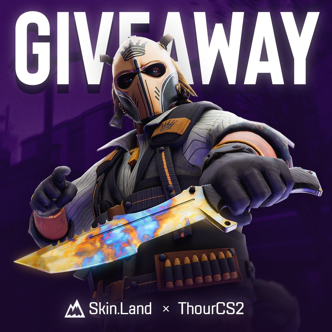 ThourCS2's tweet photo. 🎉 Huntsman Knife | Case Hardened (MW) Giveaway 🎉

How to participate:
- Follow @SkinLand_market and @ThourCS2
- Retweet + Like
- Tag 2 CS Friends

Winner will be picked on 18th Sep, Good Luck! 🫶