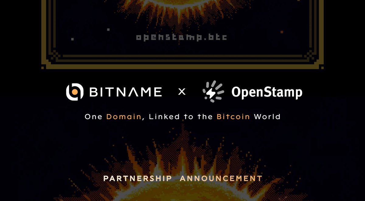 BitnameService's tweet image. Bitname is excited to partner with @btcOpenStamp . 🤝 

☀️ #OpenStamp is the leading omni-platform developed upon #Bitcoin #Stamps protocol, providing well-rounded services for Stamp assets (#SRC20 and #SRC721). Bitcoin Stamps is widely known for its advantages of robust security