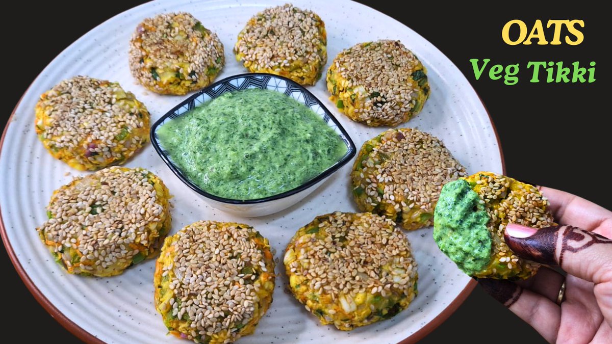 CYF_RECIPES's tweet photo. Recipe : https://t.co/giduwQyZQz
These Tikkis won't disappoint you in taste &amp; ofcourse they are healthy too and loaded with nutrients &amp; fibre 🧠💪🤗 
#Food #HealthyFood #oats #healthybreakfast #oatstikki #cutlets #HealthyEating #cookyourfood #cookyourfoodrecipes https://t.co/B7oXsOJcKe