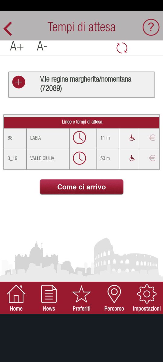 baldi_augusto's tweet photo. @InfoAtac buon pomeriggio, sono alla fermata 72089 in attesa di un mezzo per Aldovrandi. L' applicazione mi restituisce questa informazione. È corretta? Grazie https://t.co/U8VGWBwOKJ